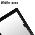 New Touch Screen iPad 3 4 iPad3 iPad4 A1416 A1430 A1403 A1458 A1459 A1460 Outer Digitizer Sensor Glass Panel Replacement (New)