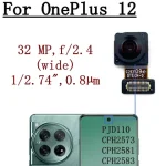 Rear Front Camera Module For Oneplus 12 Original Back Facing Main Periscope Telephoto Ultrawide Camera Assembly Flex (New)
