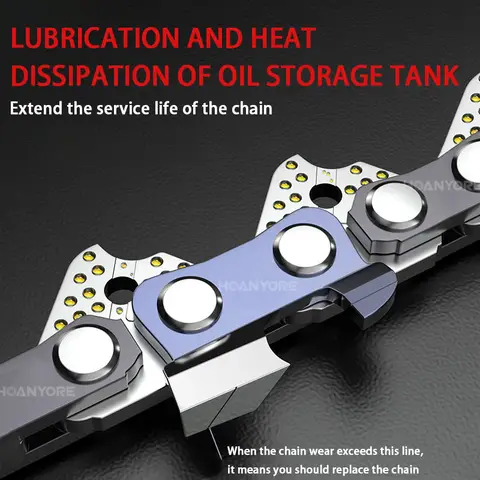 Sed03e2ab1ac847e8b7bc6ff34bf15a388_480x480q75 Universal 12 Inch 16 Inch 18 Inch Chainsaw Chain Logging - Durable Chain Accessories Chainsaw Enthusiasts (New) - Image 1