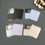 Back Cover Samsung Galaxy Z Flip 4 Flip4 F721 F721U B N Battery Cover Rear Door Housing Case Replacement Parts & Camera Lens (New)