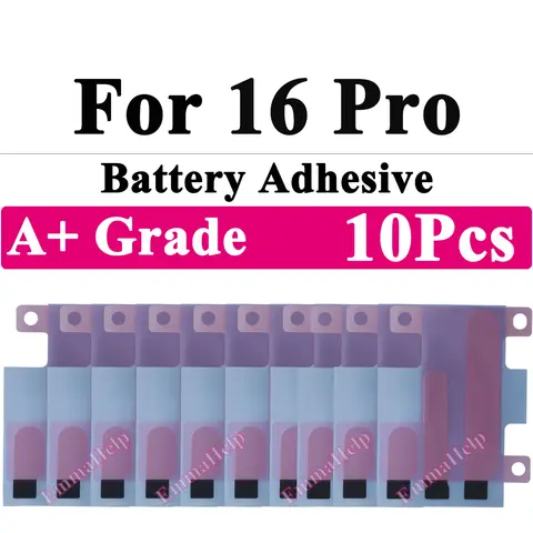 See49d73b3045483e902f97741e9dae37e_480x480q75 10pcs Battery Adhesive Sticker iPhone 17 16 15 14 13 12 Pro Max Plus 3M Double Tape Pull Trip Glue Parts (New) - Image 1
