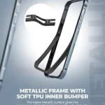 Light Aluminum Bumper Case iPhone 14 13 11 15 Pro Max 12 Mini 14Pro XR XS X 7 8 6 Plus SE Luxuy Silicone Frame Accessories (New)