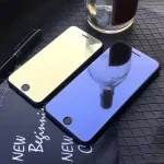 Luxury Colorful Mirror Tempered Glass IPhone17 16 15 14 13 12 Screen Protector Glass Protective Film (New)