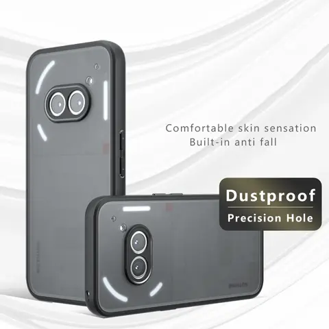 Sf153fa0882b24d48bb35327c3179f6eao_480x480q75 Nothing Phone 2a Case Nothing Phone 2a Fundas Cover Matte Transparent PC Soft Edge Shockproof Phone Case Nothing Phone 2a (New) - Image 1