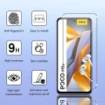 Xiaomi Poco M5s tempered glass high-definition explosion-proof screen protector glass film 2 4pieces (New)