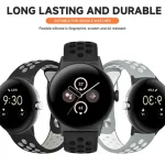 Silicone Strap Google Pixel Watch4 45mm Breathable B Google Pixel 3 41mm Sports Wristb Bracelet Accessories (New)