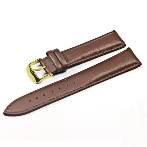 Sf5ec6d8e8bb84f2393513e0152159d3fK_480x480q75 Universal Replacement Leather Watch Strap Leather Watchb Men Women 18mm 20mm 22mm Watch B (New) - Image 1