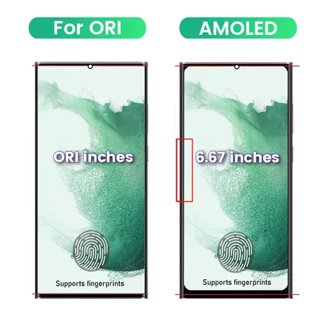 Sf7fc3c4ac93d40e2bd62ef68fbf84e50p_480x480q75 AMOLED For Samsung Galaxy pantalla Note20 Ultra LCD N985F N986B Display Touch Screen with Frame and Digitizer Replacement (New) - Image 1