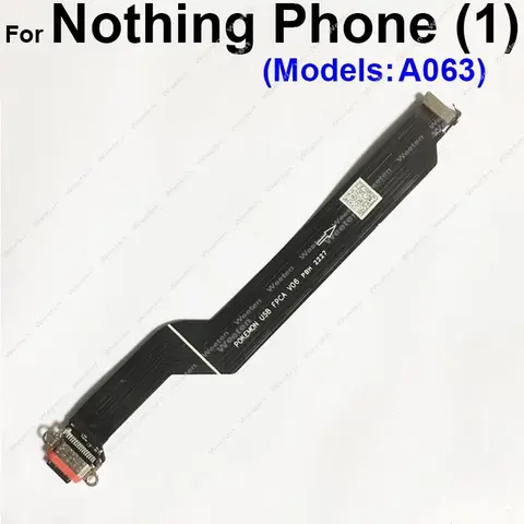 Sf8d78e93abbc45a5aed18f8fa0666376h_480x480q75 USB Charging Charger Flex Cable Nothing Phone 1 2 2a A063 A065 A142 USB Charger Port Flex Cable Connector Parts (New) - Image 1