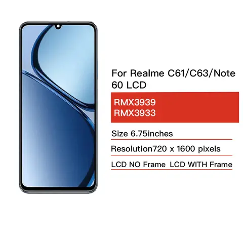 Sf9218beee47841068c70f422d90185e9b_480x480q75 Note 60 RMX3933 Display Screen Realme C61 RMX3939 LCD Display Touch Screen Digitizer C63 4G Display Replacement (New) - Image 1