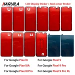 Suitable Screen Display Adhesive Google Pixel 8 8A 8 Pro 9 Pro XL LCD Waterproof + Back Battery CoverGlue Sticker Frame Seal (New)