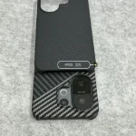 VIVO X200 FE S30 Pro Mini Case: Simple carbon fiber textured PC skin-friendly drop-proof Cover VIVO X 200 FE Funda (New)