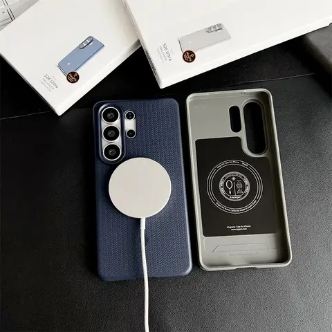 Sfd2a8a27a9fc4a7e9a064d5e45a3d3fcx_480x480q75 For Spigen Tire Pattern Matte Case Shockproof Anti Slip Soft TPU Cover For Magsafe For Samsung Galaxy S26 S25 S24 Ultra Plus (New) - Image 1