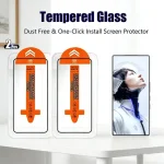 2pcs Screen Protector ZTE Nubia RedMagic 11 Pro Plus Pro+ 11 Air Tempered Glass Redmagic 11 Air Pro+ Dust-Proof Installation (New)