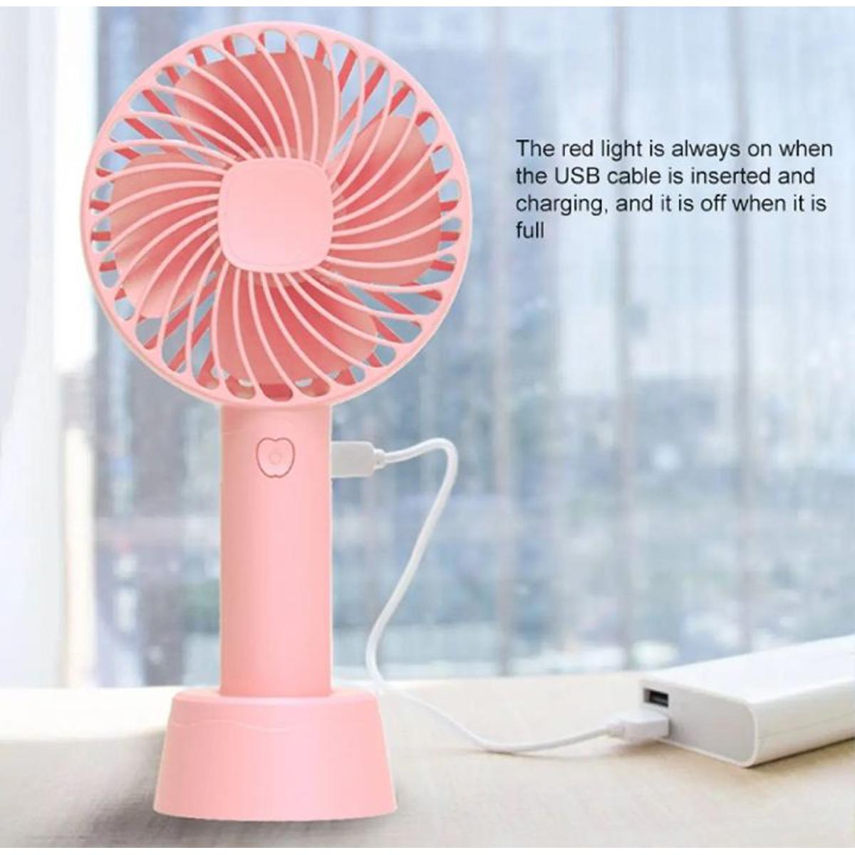 d221063eee960edfb0004685d2a8f16e Creative Cutting-edge Make – Mini USB Lithium Battery Rechargeable Hand Fan – Emphasizing Durable technology – Easy to Maintain (New) - Image 1