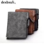 Dexbxuli Waterproof Mens Pu Leather Wallet (New)