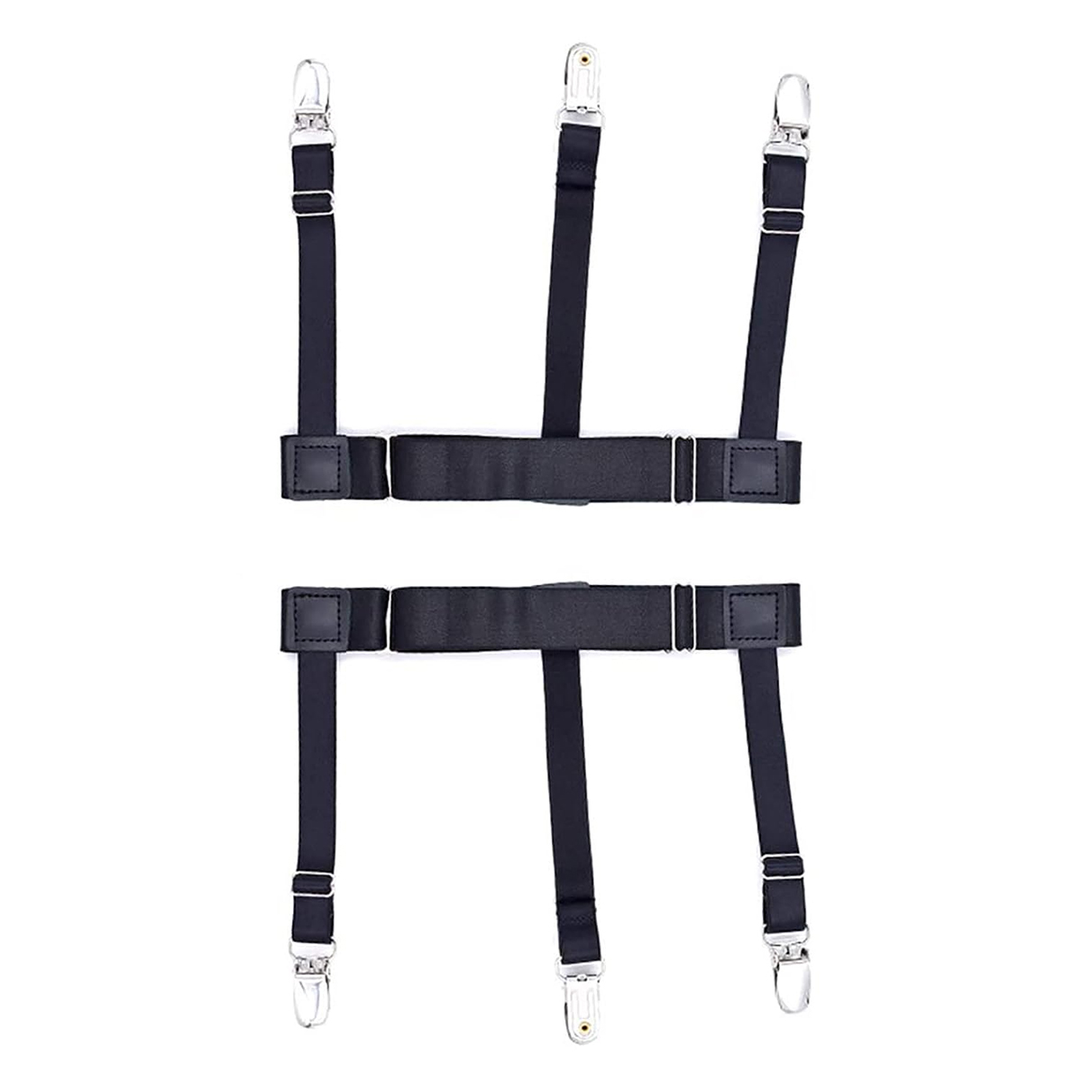 e81de6931c5997cc9a505b303fefdb31 two piecs men elastic great belt Sock shirt stay holder (New) - Image 1