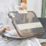 Transparent A4 Plastic File Box File (New)